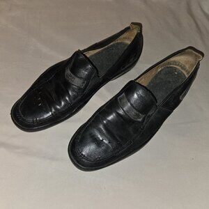 Men's Toschi Italian Leather Shoes Color Black Size 14